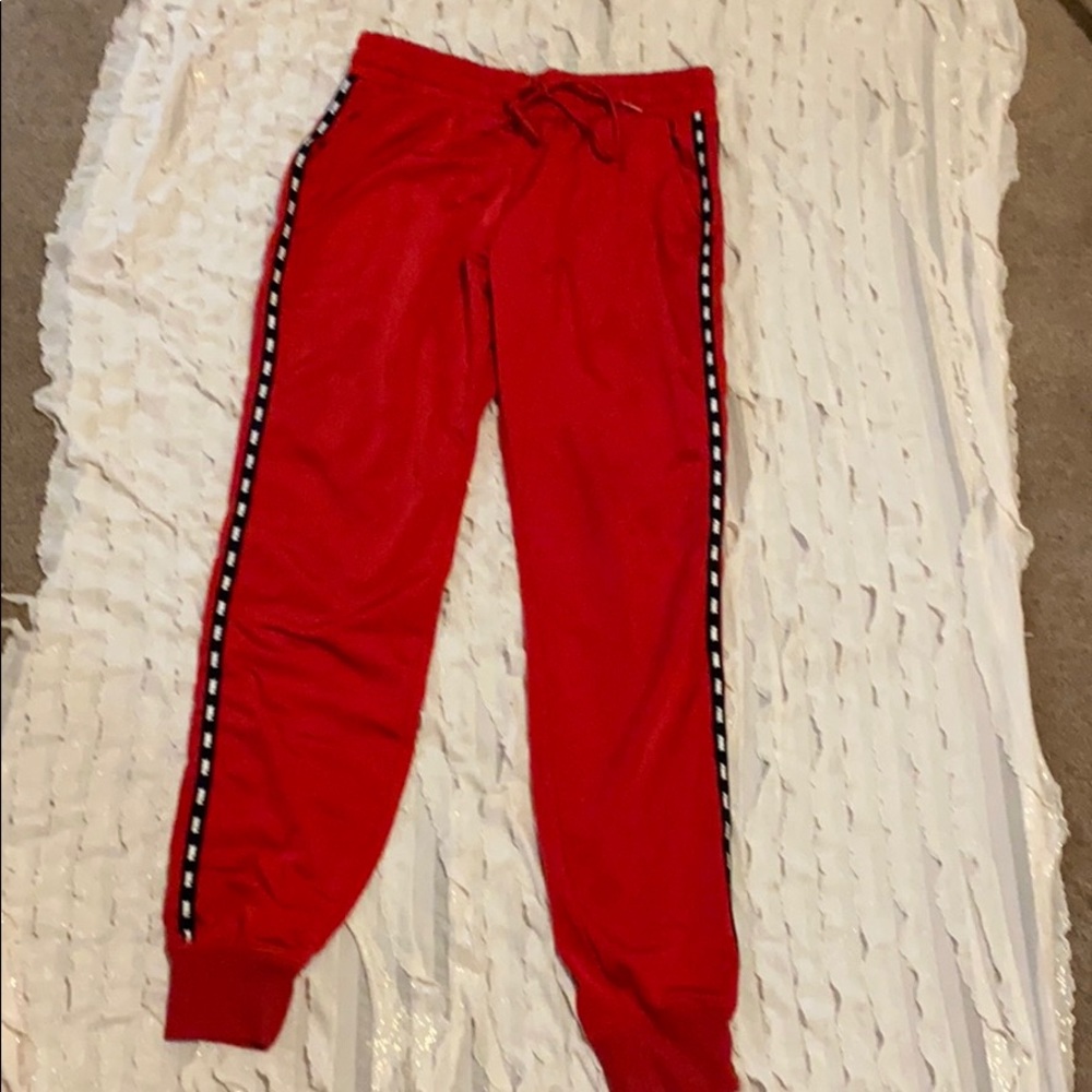 Pink sweatpants